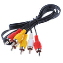 4 Way AV Selector RCA Selector Composite Audio Selector L / R With 4 Inputs And