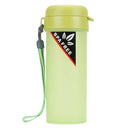 Green Sports Water with Handle Drinking Bottle for Running Camping Bicycle