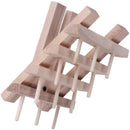 12 Spool Wooden Bobbin Thread Rack and Organizer for Sewing Quilting Embroi M1J5