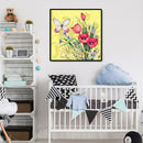 5D DIY Diamond Painting Flower Butterfly Full Round Embroidery Kit (LG123)