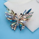 Fashion Colorful Crystal Brooch Pins Animal Butterfly Enamel Women Gifts Jewe.3C