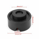 V-groove Car Jack Rubber Pad Anti-slip Rail Protector Support Block Heavy Black