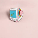 Cartoon Game Machine Brooch Creative Badges Jacket Backpack Pins (Style 4) A