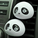 2X Cute Panda Auto Car Air Freshener Clip Perfume-Diffuser for Car Fragrances 2x