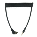 2.5mm to Male PC Flash Sync Cable with Screw Lock for Trigger Studio Light -