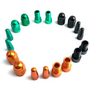 18pcs MTB Bicycle Tire Wheel Schrader+French Air Valve Caps with Adapter