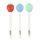 10pcs Cute Strawberry Black 0.5 mm Gel Pen, Cute Creative Stationery B9B2
