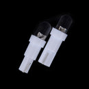 10pcs White T5 12V LED Car Wedge Dashboard Gauge Light Lamp MO