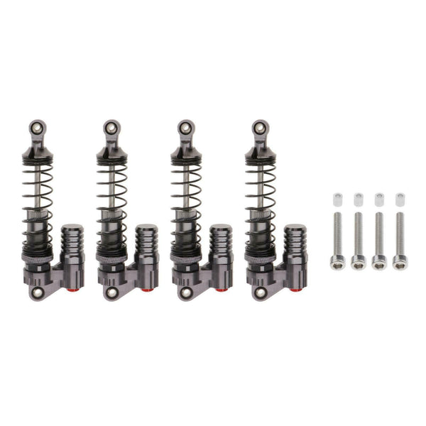 4xCrawler Metal Shocks for 1/10 Axial SCX10 II D90 -4 RC with