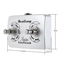 Rowin Dual Footswitch Foot Switch Pedal for Rowin BEAT LOOP Recording Effec Z4A9