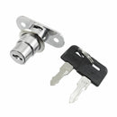 Home Office Door Showcase Cylinder Plunger Lock with 2 Pcs Keys