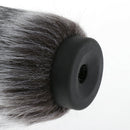 Black Gray Interview Microphone Windscreen Furry Mic Cover 9.45inch