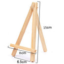 Mini Wooden Cafe Table Number Easel Wedding Place Name Card Holder Stand BSES
