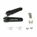 2Pcs Black Front Rear Foot