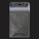 10 x Vertical Solid Vinyl Clear ID Card Badge Holder Case Cover Sleeve Austra FT