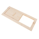 Pack of 2 Sauna Air Vent Set Sauna Access Vents Air Vent Grille Natural Wooden