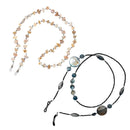 2Pcs Beads Beaded Eyeglass Chain Glasses Holders Handcrafted Craft Supplies