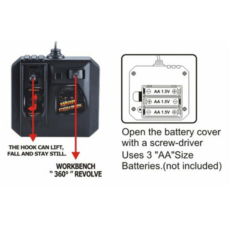 Rc Remote Control Simulation Crane Construction Toys Rc Crane Tower Rc Truc V6P4