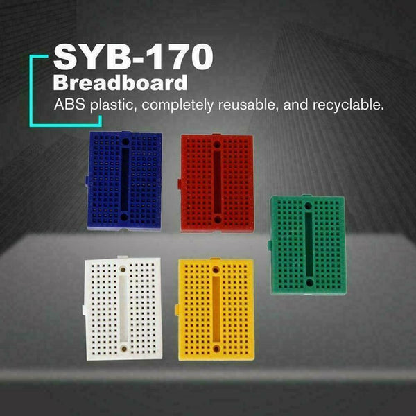 1PC SYB-170 Mini Breadboard Prototype Experiment Test Bread Cable SYB Board H5U0