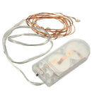 Battery Operated Copper Wire LED String Fairy Lights Xmas Party Length: 4M
