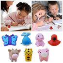 25PCS Cartoon animal mini cute eraser For kid rubber stationery For pencil Q8M1
