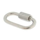 Stainless Steel Quick Links Oval Carabiner Cable Shackle Connector 4mm