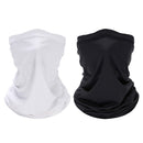 2x Silky Cycling Face Cover Outdoor Balaclava Soft Scarf Ski Neck Warmer