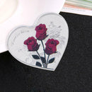38mm Love Heart Rose Commemorative Coin I Love You Valentines Day Currency