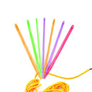 Multicolor Plastic Knitting Needles Crochet Hooks Knit Needle Diy Weave Too O5B8
