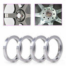 4Pcs Aluminum Centric Spigot Hub Rings Wheel Spacer Set 67.1mm ID To 73.1Mm I8B2