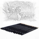 14pcs Sketch Drawing Writing Pencil Set Stationery Art Supply Wooden Pencil A