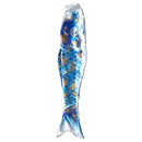 Japanese Windsock Flag Koi Nobori Sailfish Wind Streamer 110cm Golden Blue