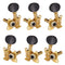 3R3L String Tuning Peg Tuner Open Oval Button Heads for Acoustic Folk Guitar