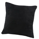 2Pcs Cushion Case Pillow Cover for Sofa Bedroom Car Living Room, 24x24 '', Black