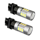 2pc 860LM White 27 LED Bulb Headlight Fog Light For Car Or Driving T25 2835