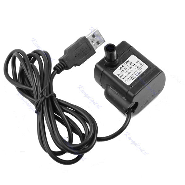 DC 3.5V - 9V 3W USB Submersible Fountain Pond Pump Water Pump Fish Tank Aquarium