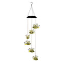 6 LED Windbell Lamp Solar Light Courtyard Moon Star Garden Decorative Lamp