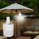 Solar 42 LED Bulb Lamp USB Rechargeable Night Market Camping Lamp w/ Remote