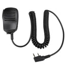 2 Pin Ptt Heavy Speaker Mic Waterproof for Kenwood Puxing Wouxun Tyt Hyt Ba D7D7