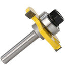 Router Bit Set, 3Pcs 1/4-Inch Shank Tongue And Groove Router Bit And Revers