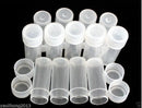 100pcs 1.57 x 0.59in Plastic Small Bottle Vial Storage Container Sample collect