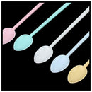 30x Plastic Drink Coffee Tea Mini Spoon Stirrer Assorted Color