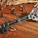 3 Hook Cast Iron Key Shaped Hanger Robe Key Frame Wall Hanging Hat Hanger K S5H9