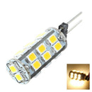 5 LAMP BULB 26 SMD LED G4 warm white 2800K 12V DC Q8O9