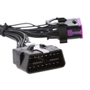 16-pin  OBDII Extension Cable Male To 2x Female Diagnostic Interface Y Splitter