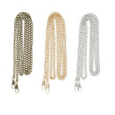 3pcs Crossbody Shoulder Bag Chain Strap for DIY Bag Accessories