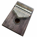 17 Key Kalimba Mahogany Thumb Piano Mbira Natural Mini Keyboard Instrument