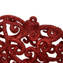 Christmas Tree Decoration Fashion Hollow Heart Shape Glitter Ornament A