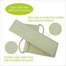 Natural Loofah Shower Treats Soap Exfoliating Loofah Bath Scouring Back Wit K3M6