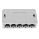 5-Port Fast Ethernet Unmanaged Switch Plug and Play Desktop Ethernet Hub